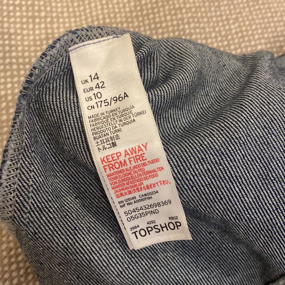 TopShop collard denim dress - Picture 6 of 6